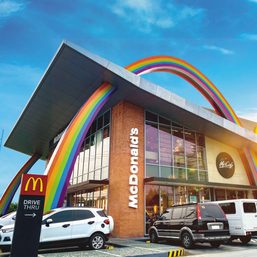 Love Ko All: McDonald’s Philippines colors its iconic arches at its McKinley West store