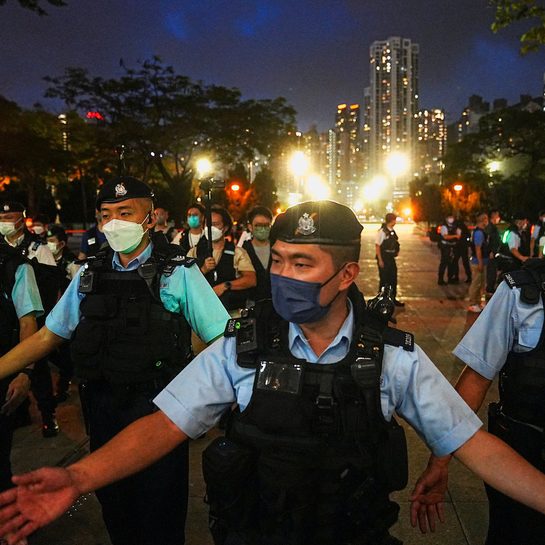 Tiananmen vigils shift overseas as Hong Kong falls silent