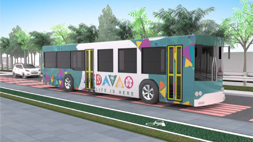 What is the Davao Public Transport Modernization Project inspired by EDSA’s buses?