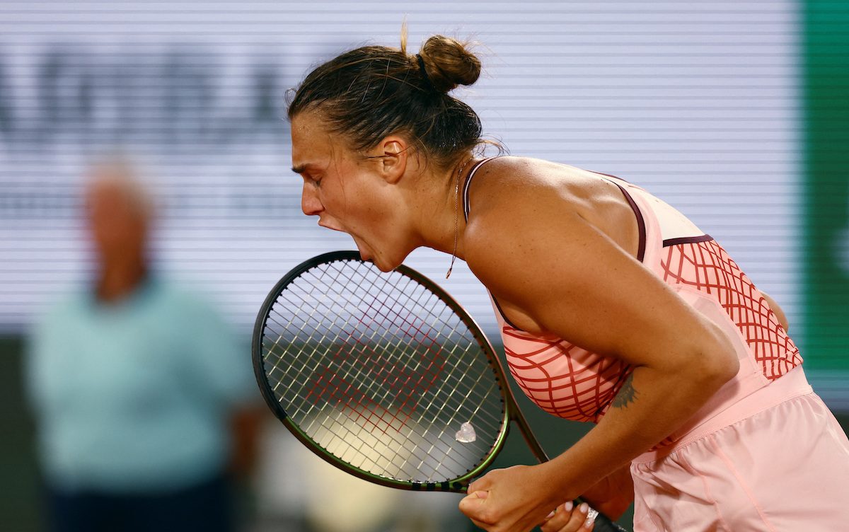 Sabalenka survives 1st-set implosion to overcome Stephens, reach French Open quarters