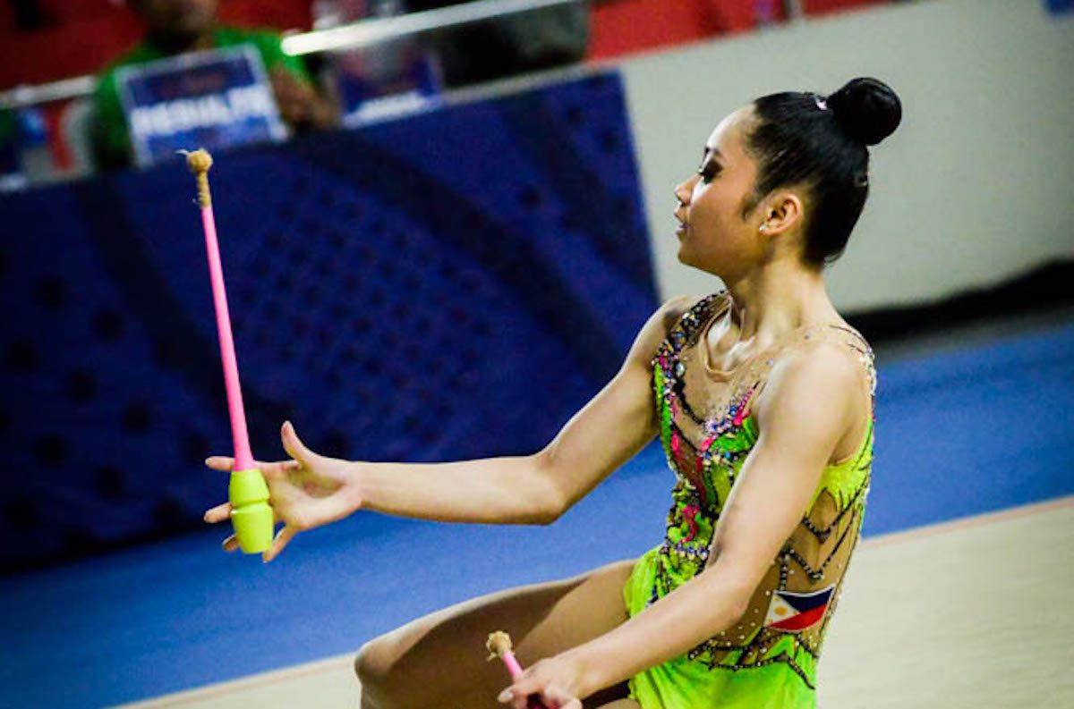 Breanna Labadan qualifies for rhythmic gymnastics worlds, finishes 9th in all-around of Asian tiff