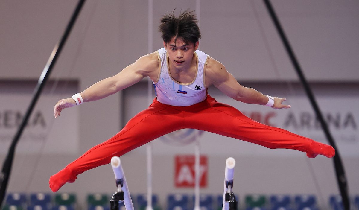 Big bounce back as Carlos Yulo reaches vault, parallel bars finals in Doha World Cup
