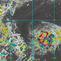 Chedeng strengthens into tropical storm