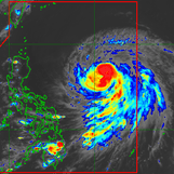 Chedeng becomes a typhoon, remains far from Philippine landmass
