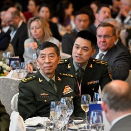 US, China defense chiefs shake hands at security summit, but no ‘substantive exchange’