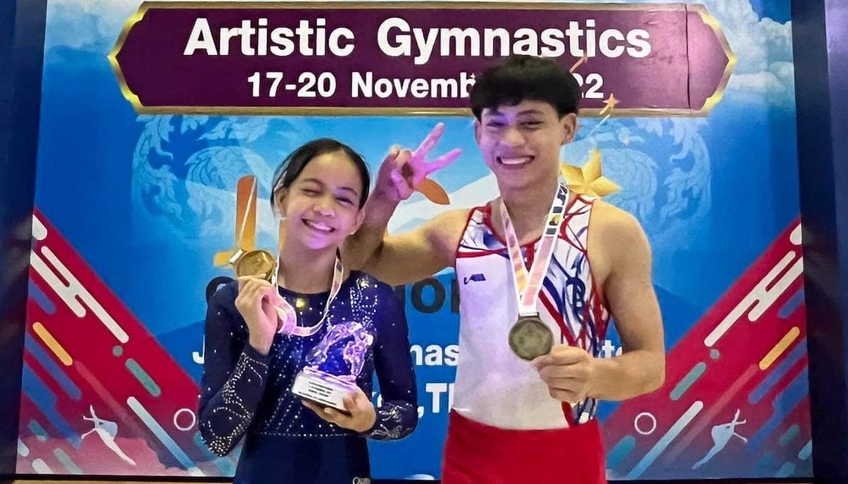 Younger Yulos: Eldrew, Elaiza banner PH juniors in Asian Gymnastics Championships