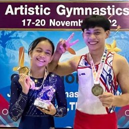 Younger Yulos: Eldrew, Elaiza banner PH juniors in Asian Gymnastics Championships