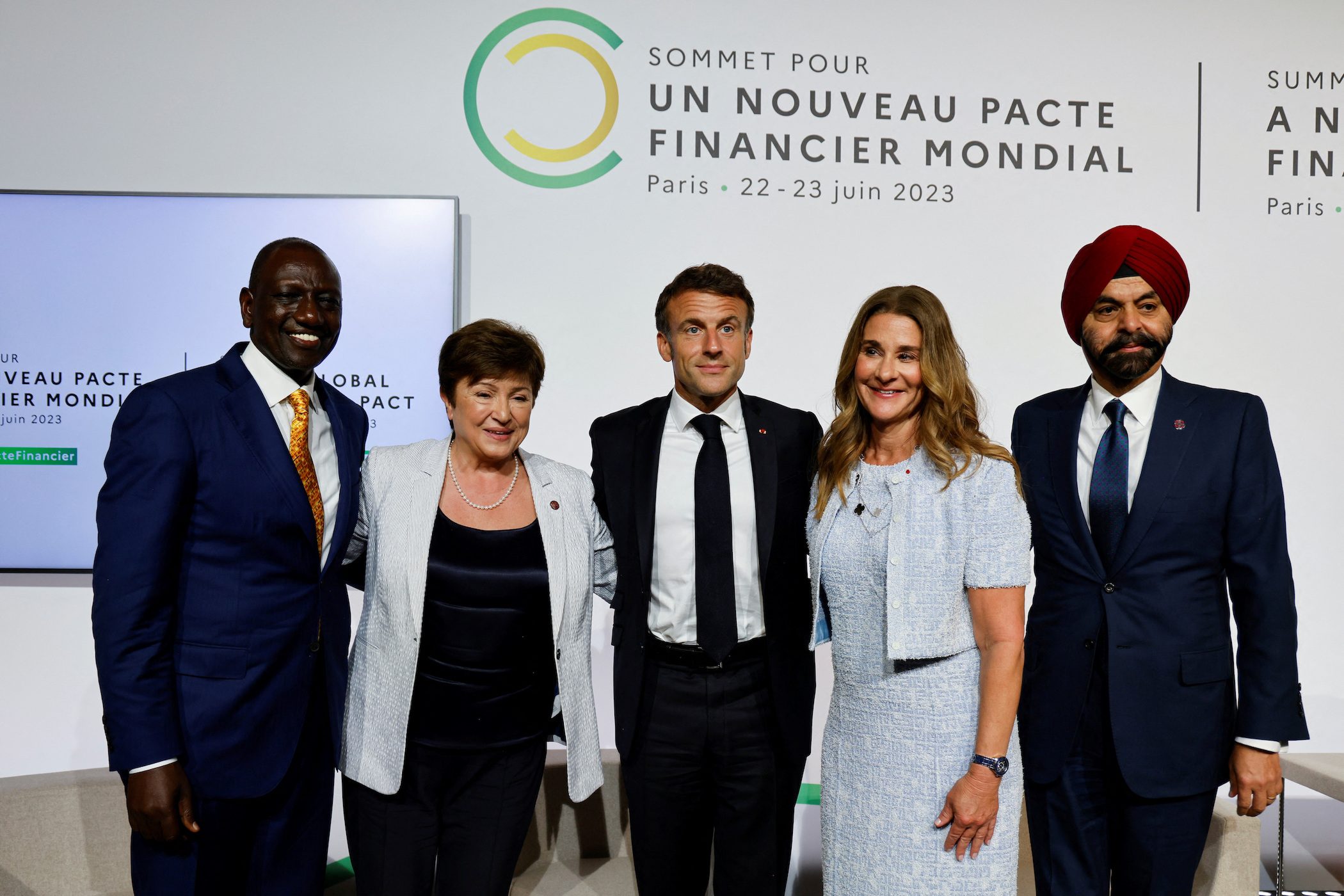 At Paris summit, World Bank, IMF take steps to boost crisis financing