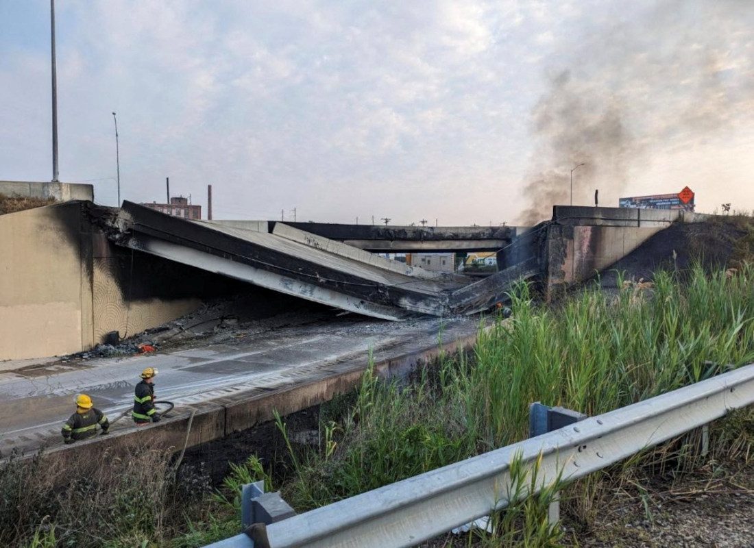 Philadelphia highway collapse will take months to rebuild, governor says