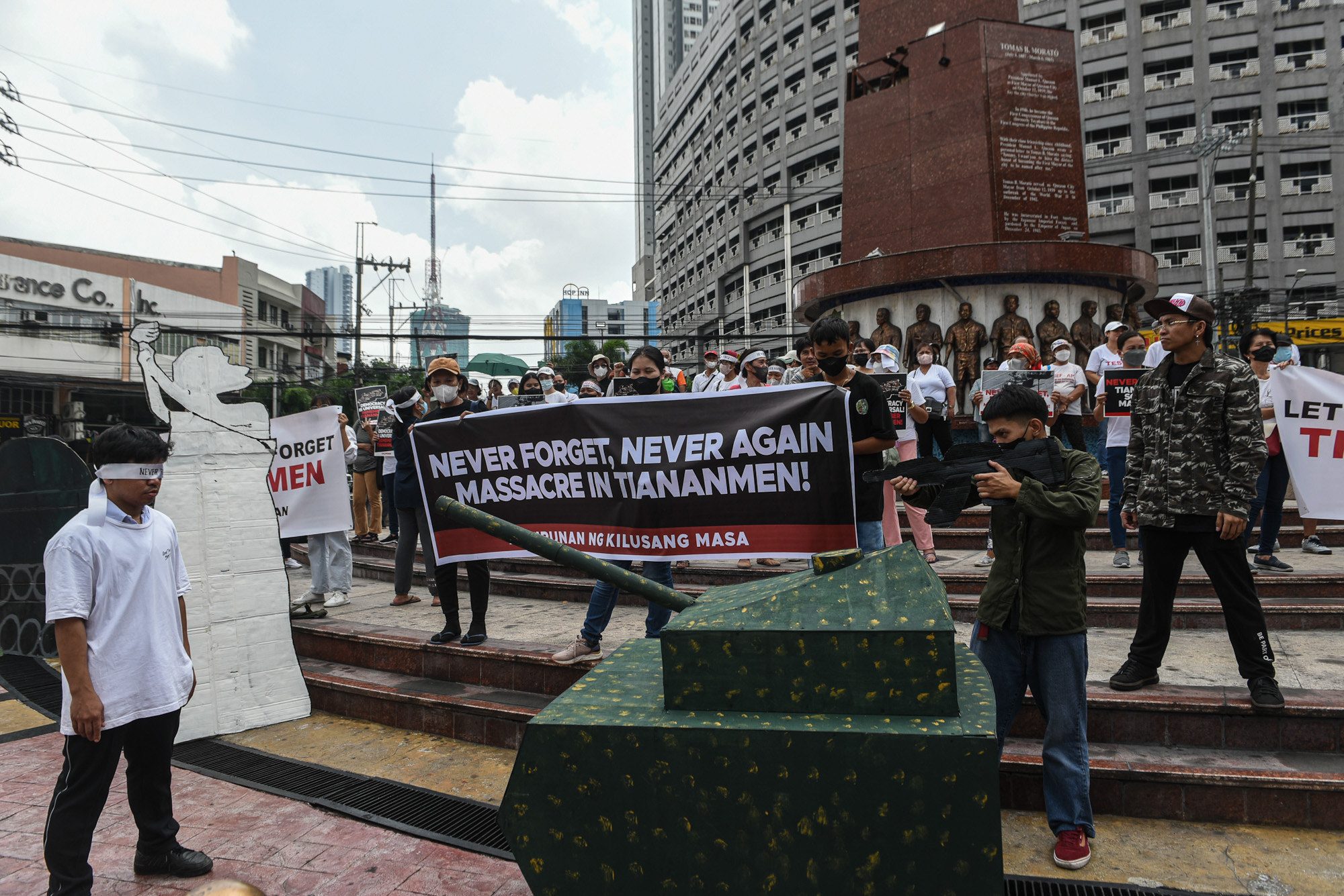 Learn from Tiananmen, protesters urge Filipinos on 34th anniversary of massacre