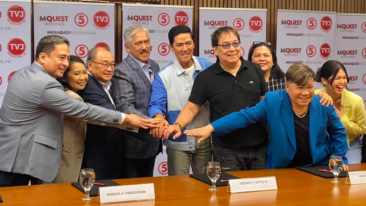 Tito, Vic and Joey formally sign contract with TV5; new noon show starts July 1