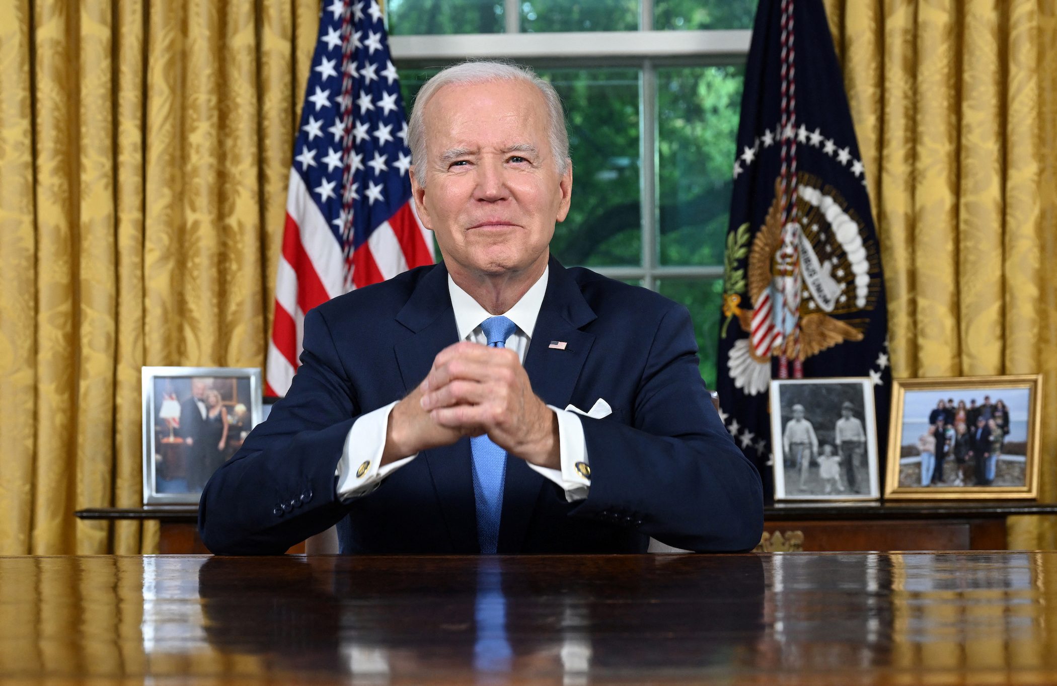 Biden cheers debt ceiling ‘crisis averted’ from Oval Office