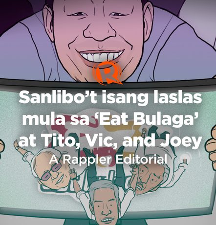 [VIDEO EDITORIAL] Sanlibo’t isang laslas mula sa ‘Eat Bulaga’ at Tito, Vic, and Joey