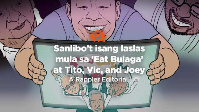 [VIDEO EDITORIAL] Sanlibo’t isang laslas mula sa ‘Eat Bulaga’ at Tito, Vic, and Joey