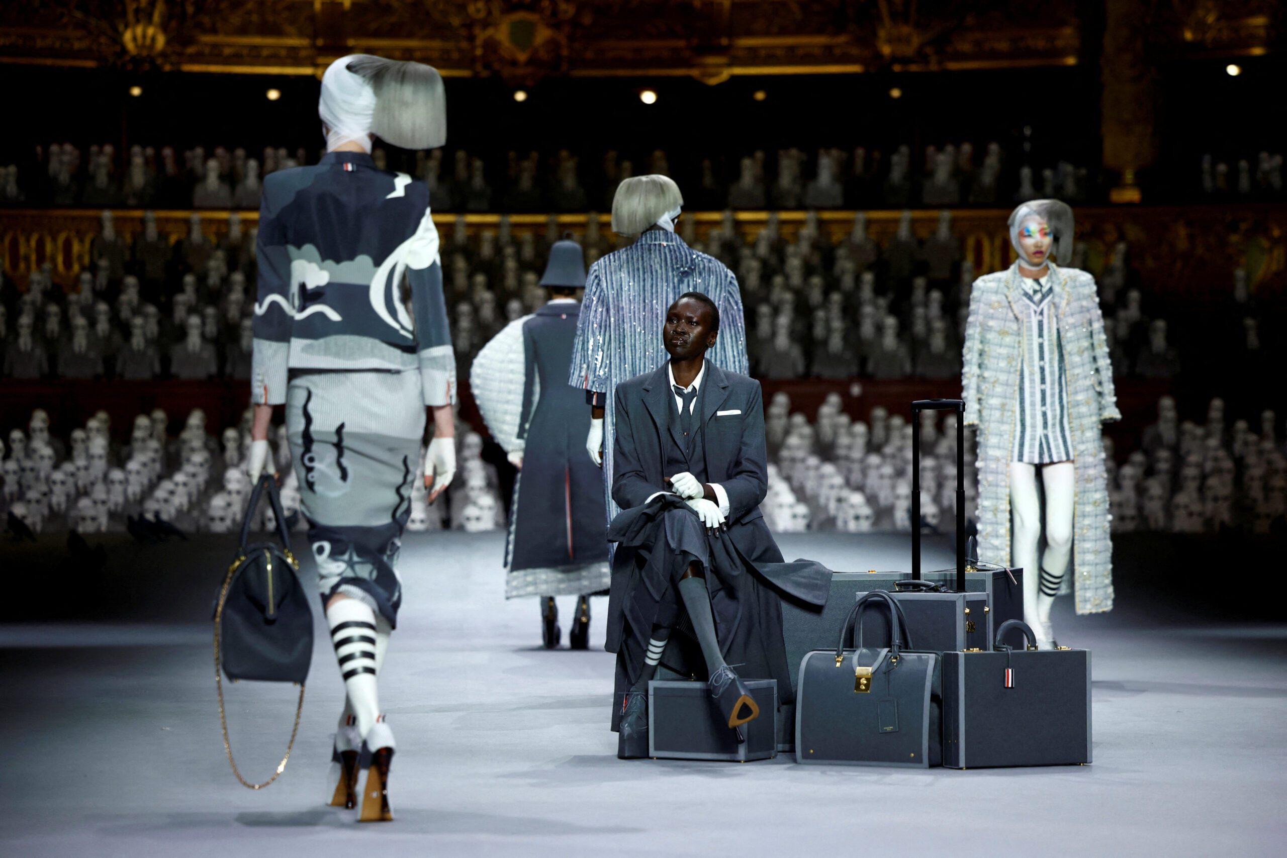 Thom Browne debuts Paris haute couture with dramatic show at Opera