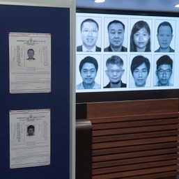 Wanted Hong Kong activist’s relatives taken for questioning by police