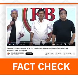 FACT CHECK: Titulong ‘Eat Bulaga’ hindi pa nababawi ng TVJ