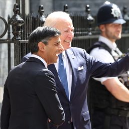Biden meets Britain’s Sunak and King Charles ahead of NATO summit