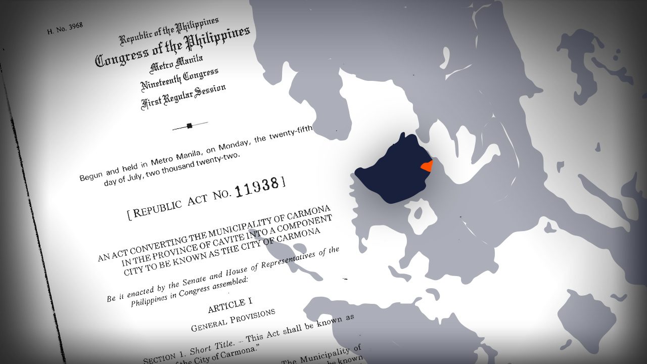 FAST FACTS: July 8 plebiscite seeking conversion into city of Carmona, Cavite