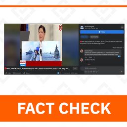 FACT CHECK: No orders from Marcos to surround Chinese ships at Recto Bank