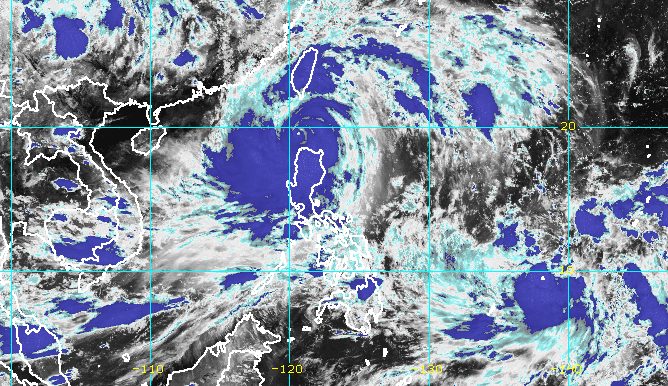 Typhoon Egay slightly weakens, speeds up over Luzon Strait