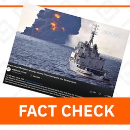 FACT CHECK: No reports of PH warship destroying Chinese vessel