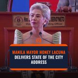 WATCH: Manila Mayor Honey Lacuna delivers State of the City Address
