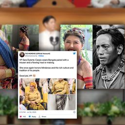 VP Sara Duterte, Senator Imee Marcos’ SONA 2023 looks inspired by local tribes