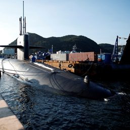 Rare submarine visit reminds North Korea of US nuclear missiles out of sight, in range