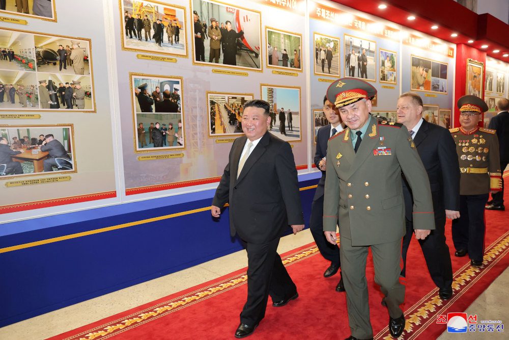 North Korea’s Kim Jong-un meets Russian defense minister