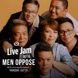 [WATCH] Rappler Live Jam: Men Oppose