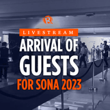 LIVE: Arrival of guests for SONA 2023