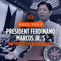 FULL TEXT: President Marcos’ State of the Nation Address 2023