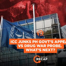 Rappler Recap: ICC junks PH govt’s appeal vs drug war probe. What’s next?