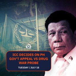 LIVE: ICC decides on PH gov’t appeal vs drug war probe