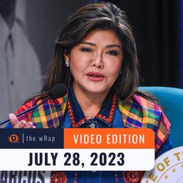 Imee Marcos: I’m not a government critic | The wRap