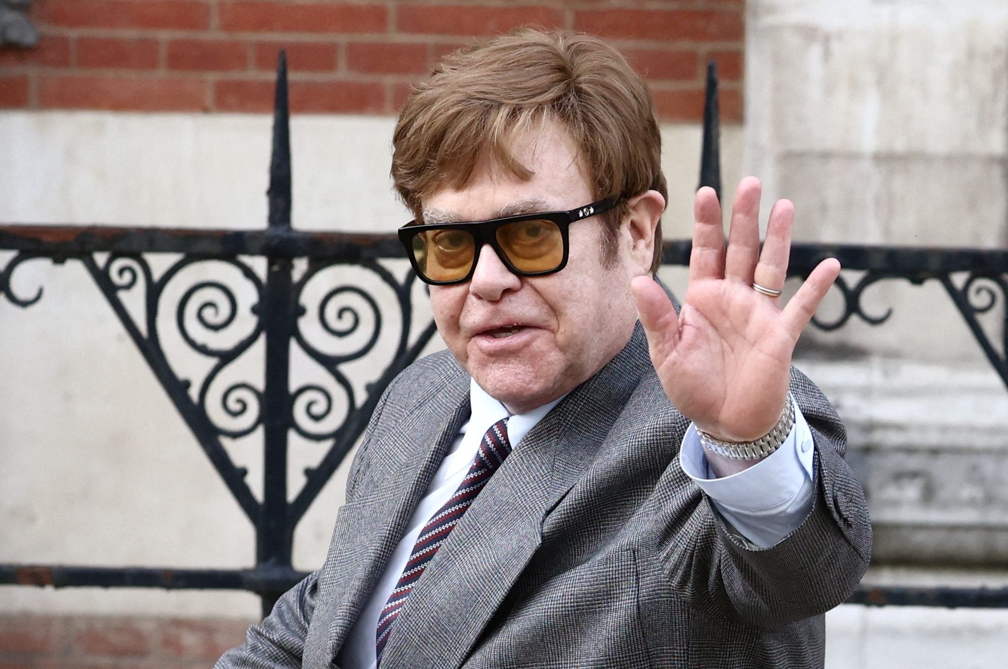 Elton John spends night in hospital after slip at his French home – BBC