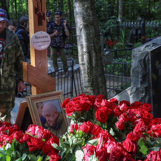 Russia’s Prigozhin buried quietly in hometown of St. Petersburg