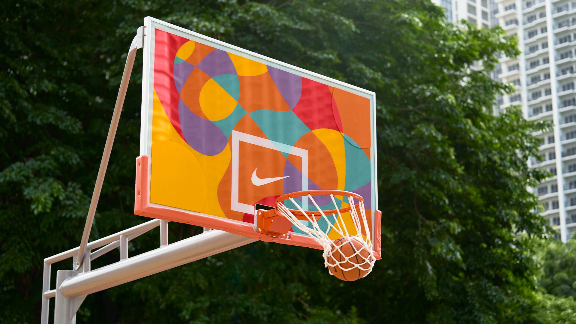 Hoop, Basketball, Person