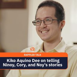 Rappler Talk: Kiko Aquino Dee on telling Ninoy, Cory, and Noy’s stories 