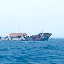 Oil spill control response activated as fishing vessel sinks off Batangas