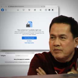 Apollo Quiboloy’s official Facebook page deleted, Instagram account unavailable