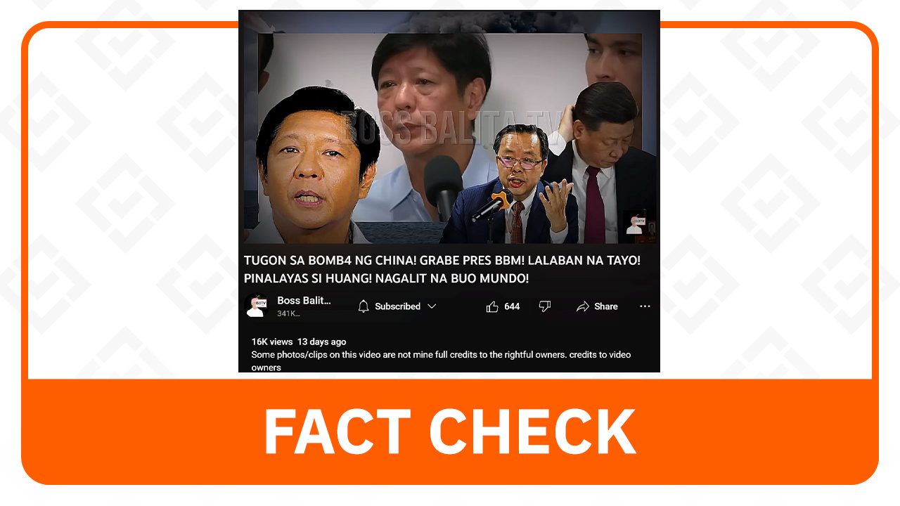 FACT CHECK: No orders from Marcos expelling Chinese envoy to PH