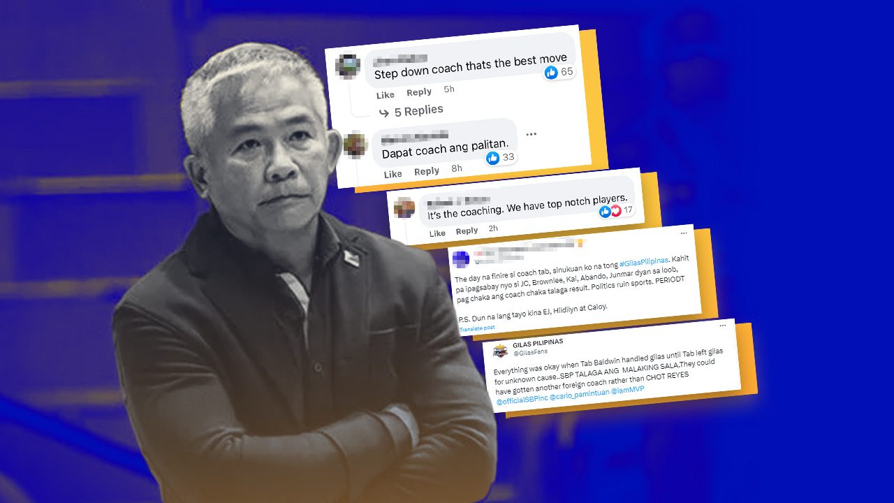 ‘Politics ruins sports’: Netizens lambast SBP, Chot Reyes after Gilas Pilipinas losses in FIBA World Cup