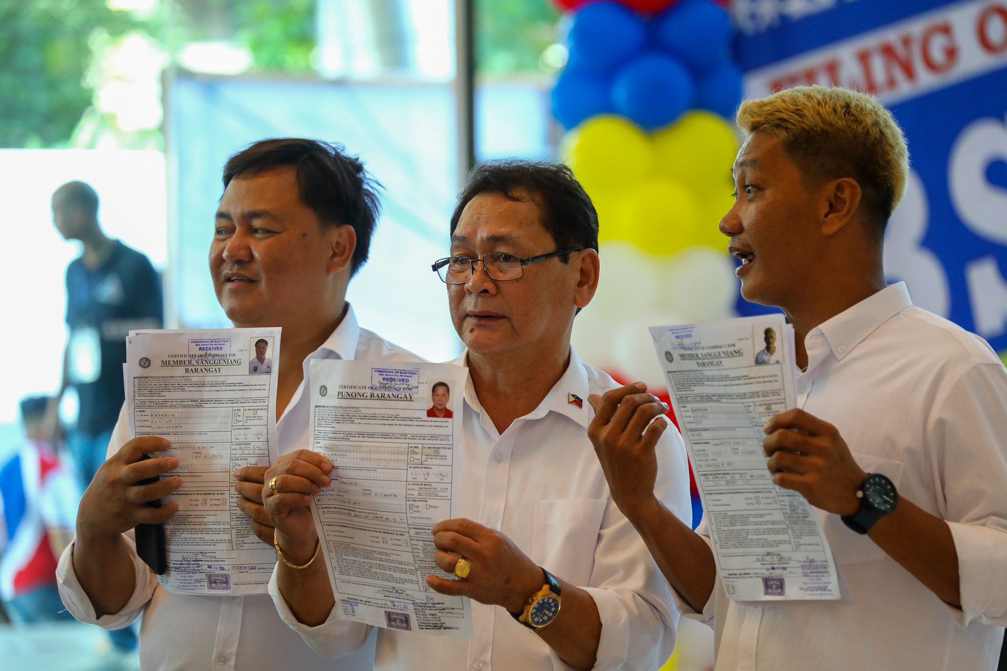 1.41 million people file candidacies for 2023 barangay, SK elections
