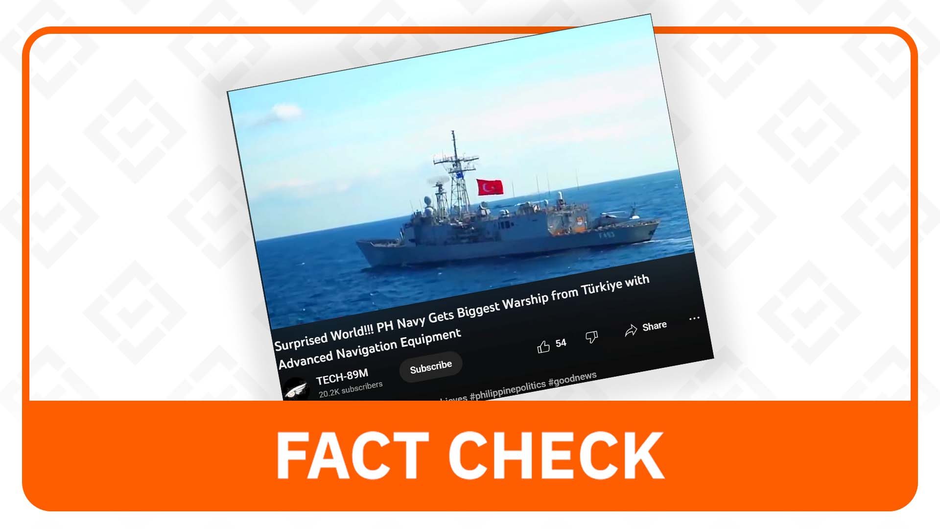 FACT CHECK: No PH acquisition of warship from Turkey