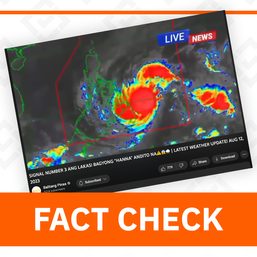 FACT CHECK: No tropical cyclone Hanna in PH Area of Responsibility so far in August