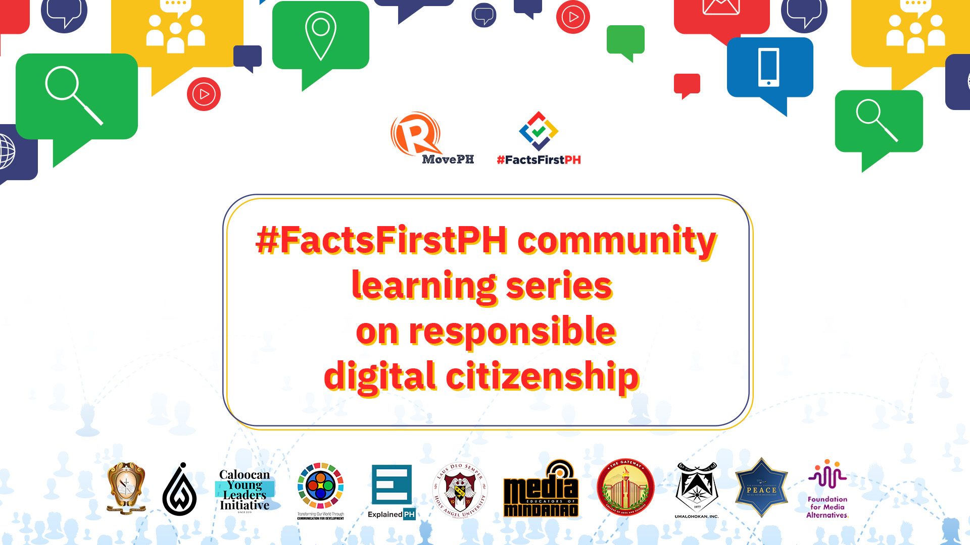 Join #FactsFirstPH community learning series on responsible digital citizenship