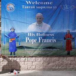 With China on his mind, Pope visits tiny Catholic flock in Mongolia