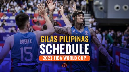 SCHEDULE: Gilas Pilipinas at 2023 FIBA World Cup